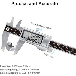 schuifmaat - precision caliper 25.5 x 9.4 x 2.9 cm