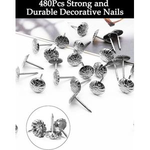 spijkers assortiment - Nagelset aan de Muur, Platte Kopspijkers, Foto Ophangen Spijkers, Wandnagels, Hardware Spijker Assortimentset 600 Pcs
