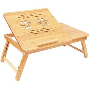 Bedtafel - Opvouwbaar Dienblad - laptoptafel voor bed, laptoptafel voor lezen of ontbijt, 55D x 35W x 31H centimetres