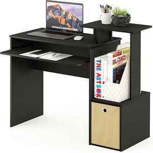 Thuis Laptop Notebook Computer Bureau, Computer Desk Desk Study Desk Laptop Table Workstation Dining Room Gaming Table Wooden Table, 100.1(W) x 86.6(H) x 39.9(D) cm