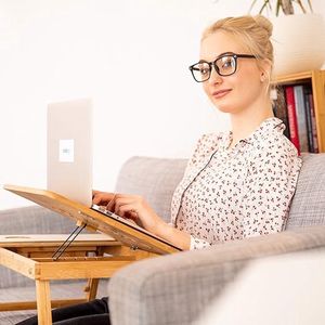 laptoptafel voor bed, laptoptafel voor lezen , 35D x 69W x 30H centimetres