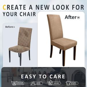 stoelhoezen eetkamerstoelen \ chair covers dining room chairs 50D x 50W x 60H centimetres