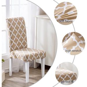 stoelhoezen eetkamerstoelen \ chair covers dining room chairs ‎10 x 38 x 45 cm
