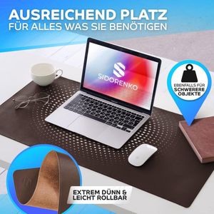 laptop bureaublad, waterdicht bureau-schrijfblok voor kantoor en thuiswerk - desk pad, mouse pad 80x40cm