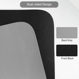laptop bureaublad, waterdicht bureau-schrijfblok voor kantoor en thuiswerk - desk pad, mouse pad (Black&Rice,60 * 35cm)