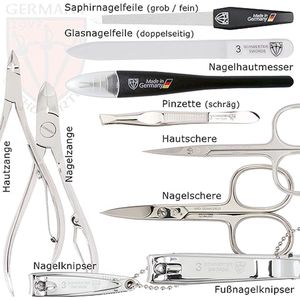 manicure set -Wenkbrauwverzorgingsset, Roestvrijstalen Nagelverzorgingstools 11
