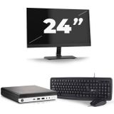 Fujitsu LifeBook U728 - Intel Core i7-8e Generatie - 12 inch - 16GB RAM - 256GB SSD - Windows 11 + 2x 24 inch Monitor Nette Staat