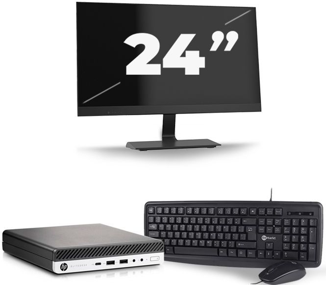 Fujitsu LifeBook U728 - Intel Core i7-8e Generatie - 12 inch - 16GB RAM - 256GB SSD - Windows 11 + 2x 24 inch Monitor Nette Staat