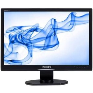 Philips 240S1SB - 24 inch - 1920x1200 - DVI - VGA - Zwart Zichtbaar gebruikt