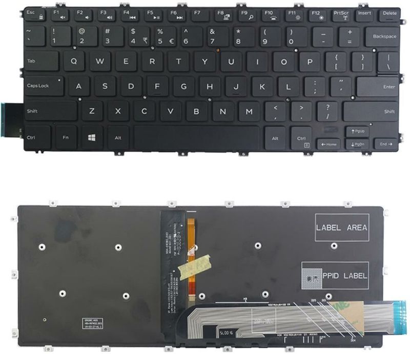 Notebook keyboard for Dell Latitude 3400 3310 3390 with backlit