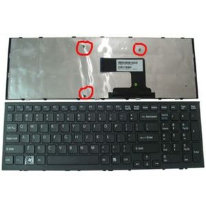 Notebook keyboard for Sony VPC-EH VPC-EL black  3 screws