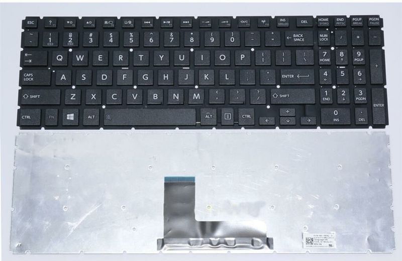 Notebook keyboard for Toshiba Satellite L50-B black