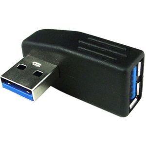 USB 3.0 A Male to Female adapter,left angled