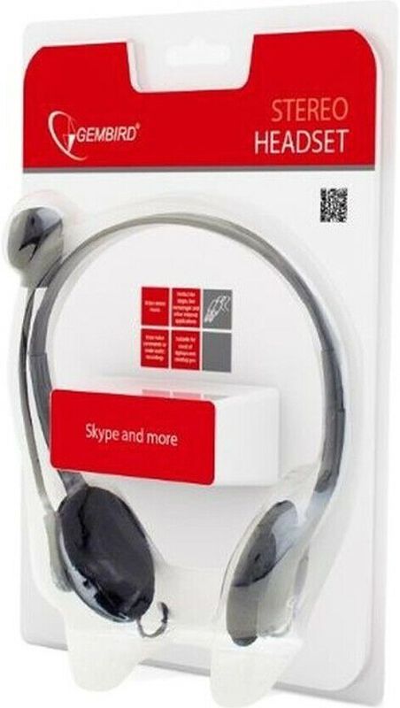 Stereo Hoofdtelefoon met volumeregelaar, Zwart