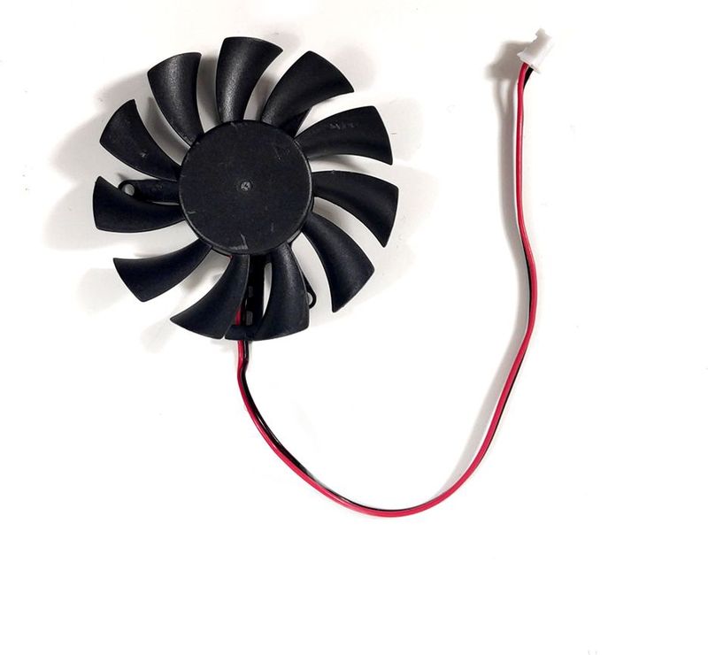 Cooling Fan for Video Graphic Card 2-wire 2-pin