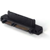 22 Pin SATA Male to Female Adapter, with 90° Angle