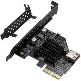 PCI-E USB3.1 GEN2 Type-E 10Gbps  Expansion Card, ASM3142 with Low-Profile