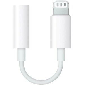 Originele Apple Lightning to 3.5mm Headphone Jack Adapter iPhone 8/8+ & 7/7+ Plus MMX62ZM/A