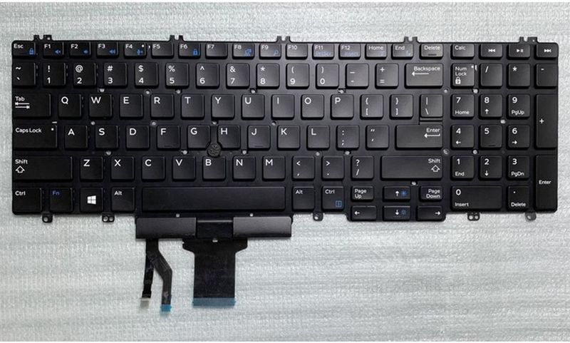 Notebook keyboard for Dell Precision 7530 7540 7730 with backlit