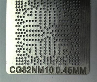 Notebook Intel CG82NM10 Chipset Stencil