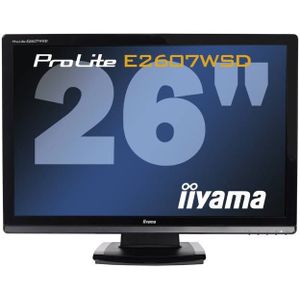 Iiyama E2607WSD - 26 inch - 1920x1200 - Zwart Zo goed als nieuw