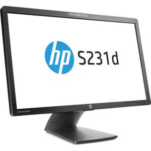HP S231d - 23 inch - 1920x1080 - Zwart Zichtbaar gebruikt