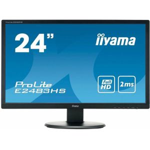 Iiyama E2483HS - 24 inch - 1920x1080 - Zwart Zo goed als nieuw