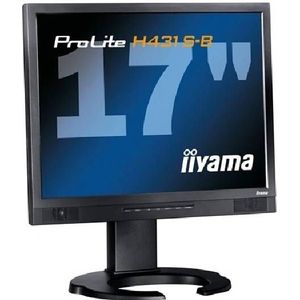 Iiyama H431S - 17 inch - 1280x1024 - Zwart Zichtbaar gebruikt