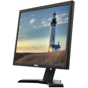 Dell P190S - 19 inch - 1280x1024 - Zwart Zichtbaar gebruikt