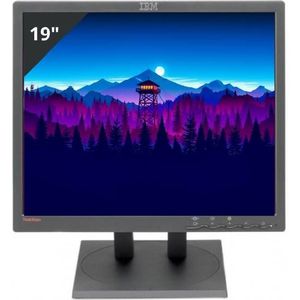 IBM L191P - 19 inch - 1280x1024 - Zwart Zichtbaar gebruikt