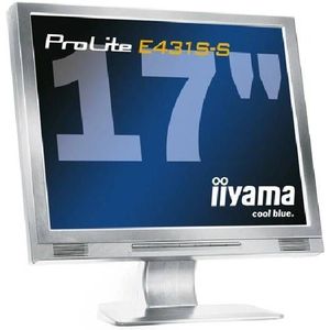 Iiyama E431s - 17 inch - 1280x1024 - Zilver Zichtbaar gebruikt