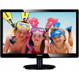 Philips 196V4L - 19 inch - 1366x768 - Zwart Zo goed als nieuw