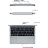 Apple MacBook Pro (13 inch, 2016) - Intel Core i5 - 8GB RAM - 256GB SSD - 2x Thunderbolt 3 - Spacegrijs Zichtbaar gebruikt
