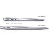 Apple MacBook Air (13 inch, 2015) - Intel Core i5 - 8GB RAM - 256GB SSD - 1x Thunderbolt 2 - Zilver Zichtbare schade