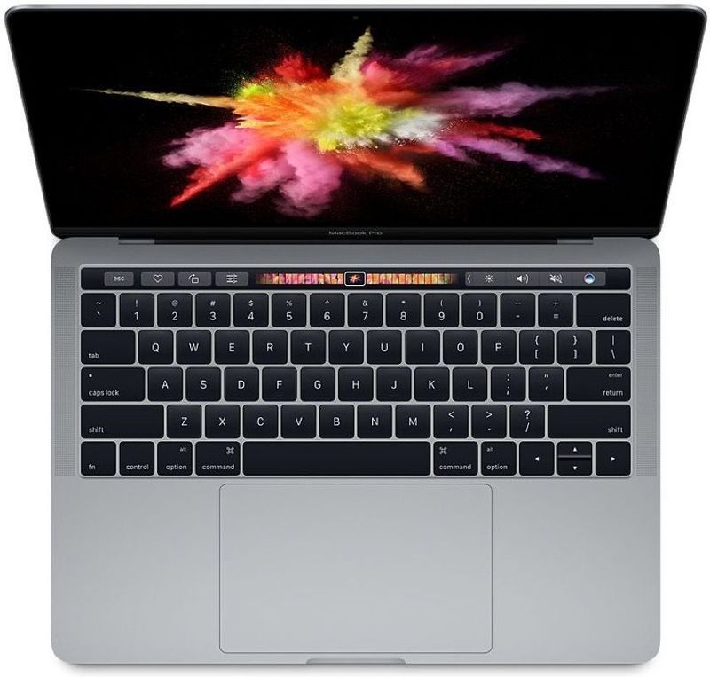 Apple MacBook Pro (13 inch, 2017) - Intel Core i7 - 16GB RAM - 256GB SSD - Touch Bar - 4x Thunderbolt 3 - Spacegrijs Zichtbaar gebruikt