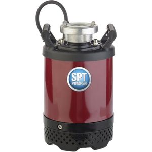 Professionele slijtvaste vuilwater dompelpomp 14,4 m3/h voor in de industrie, bouw, particulieren ), type SPT 370 W, (zonder vlotter) met pers aan de bovenzijde.