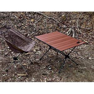 Picknicktafel Campingtafel inklapbaar in aluminium,Wandeltafel Balkontafel ‎75 x 55 x 44 cm;