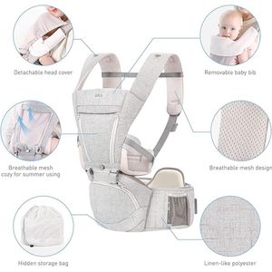 babydrager / Ergonomische babydrager, klassieke drager, zachte ademende draagtassen rugzak