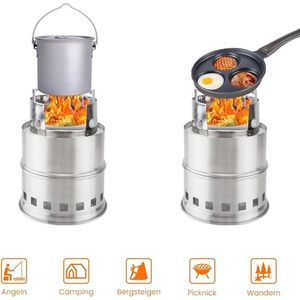 tent kachel / Draagbare Lichtgewicht - camping gas stove Portable collapsible, ‎13.5 x 13.5 x 7 cm