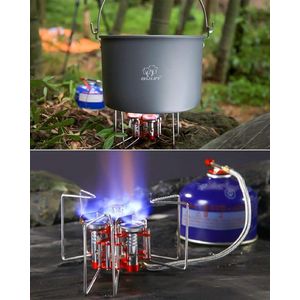 tent kachel / Draagbare Lichtgewicht - camping gas stove Portable collapsible, ‎8.8 x 8.8 x 8.5 cm
