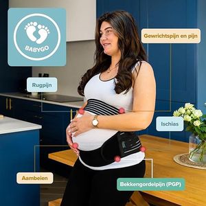 Zwangerschapsbuikband - rugsteun, buikband, Zwangerschapsgordel XL