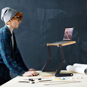 Laptoptafel voor bed, opvouwbare bedtafel,Laptoptafel for your bed, inklapbare laptoptafel - ontbijttafel met inklapbare poten 25D x 60W x 46.5H centimetres