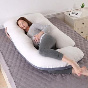 Borstvoedingskussen,zijslaapkussen, Katoen -pregnancy pillow, support pillow