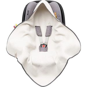 wikkeldeken \ babyzitje, deken / knuffeldeken, kinderwagendeken voor kinderwagen, buggy‘s, (dimensions: 75 x 75 cm)