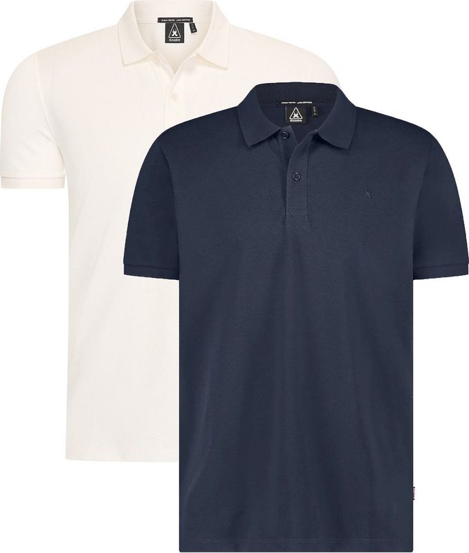 Gaastra - Royal - Poloshirts - 2-Pack - Blauw - Katoen/Elastaan