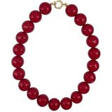 Bonnie Studios - Wilma - Ketting - Bordeauxrood - Goudkleurig