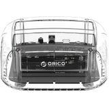 ORICO 6239C3 2.5/3.5 inch 2 Bay transparant type-C harde schijf dock
