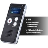 SK-012 8GB Voice Recorder USB professionele Dictaphone digitale audio met WAV MP3-speler VAR functie record (paars)