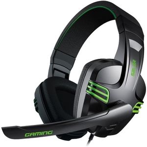 Salar KX101 3 5 mm bedrade oortelefoon gaming headset PC Gamer stereo hoofdtelefoon met microfoon voor computer (zwart)