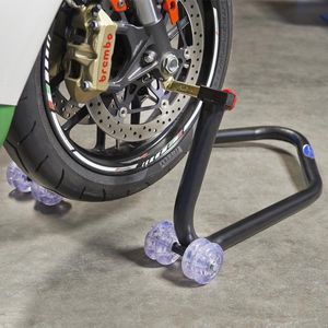 Datona® Paddockstand Black Xtreme - Voorwiel - Zwart